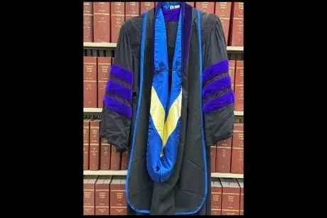 Roger Williams University School of Law Robe and Hood