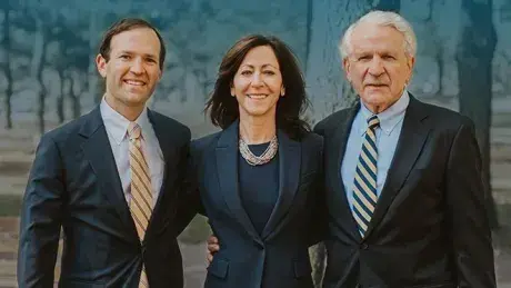 Mark Mandell, his wife Yvette Boisclair, and son Zachary Mandell.